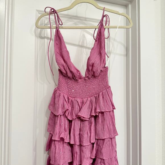 NWT Sundress Elise Long Dress in Cassis Lilas Size Large‎ - Picture 6 of 8